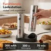 LEBENLANG Salz und Pfeffermühle Elektrisch 2er Set - 110ml Produktbild-Vorschau 2