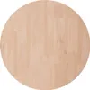 A circular wooden tabletop with visible wood grain. Anteprima dell’immagine prodotto