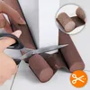 Türdichtung 90cm Braun, Zugluftstopper für Tür & Fenster, Produktbild-Vorschau 3