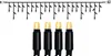 A string of icicle lights and four individual LED bulbs. Produktbild-Vorschau