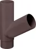 INEFA Abzweiger Fallrohr 60 Grad, PVC DN100/100 Dunkelbraun Produktbild-Vorschau 1