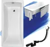 BADLAND Badewanne Rechteck Optima 160x70 mit Produktbild-Vorschau 1