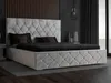 Čalouněná postel GRAINGOLD Glamour 160x200 cm Rossa - Náhled obrázku produktu 1