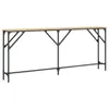 vidaXL Konsola dąb sonoma 180x23x75 cm materiał Podgląd zdjęcia produktu 1