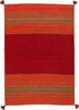 Natur Teppich Kelim Navarro Rot Orange, Größe:70x140 cm Produktbild-Vorschau 8