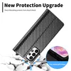 Hülle für Samsung Galaxy A23 / M23 Kohlefaser Leder Produktbild-Vorschau 8