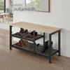 A shoe rack with shoes on it, placed in a hallway or living room. Náhled obrázku produktu