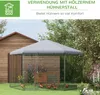 PawHut Freilaufgehege Hühnerstall 400 x 346 x 263 cm aus Produktbild-Vorschau 5
