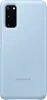 A light blue Samsung phone case is shown from the back. Anteprima dell’immagine prodotto