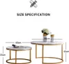 ProximaX Vintage Couchtisch mit goldenen Tischbeinen, Produktbild-Vorschau 7