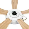 Close-up of the motor and blades of a ceiling fan, viewed from underneath. Produktbild-Vorschau