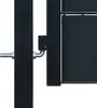 Zauntor PVC und Stahl 100x81 cm Anthrazit , Gartentore Produktbild-Vorschau 3