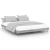 The Living Store Bettgestell Grau Sonoma 120x200 cm Produktbild-Vorschau 2