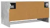 vidaXL Šatníková skriňa betónová sivá 70x32,5x35cm odvodený Náhľad obrázku produktu 6