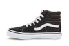 A single black high-top sneaker with white laces and a white stripe on a white background. Podgląd zdjęcia produktu