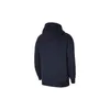 The back view of a navy blue hooded sweatshirt. Anteprima dell’immagine prodotto