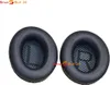 Two black ear pads for headphones are shown against a white background. Produktbild-Vorschau