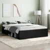 The Living Store Bettgestell Schwarz 135x190 cm Produktbild-Vorschau 2