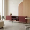 sweeek - TV-Möbel mit Holzdekor und Metall 160cm - Bordeaux Produktbild-Vorschau 5