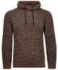 Ragman V-Ausschnitt Pullover Strick mit Kragen in grün