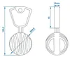 ProPlus Sicherheitskugel 50 mm Diebstahlschutz für Produktbild-Vorschau 5