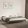 vidaXL Cadre de lit sans matelas gris foncé 160x200 cm Voir les images du produit 2