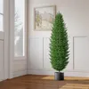 XINZI Plante artificielle Cyprès artificiel en pot 150 cm Voir les images du produit 6
