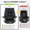 Bürostuhl bis 200kg belastbar, Ergonomischer Chefsessel mit Produktbild-Vorschau 4