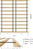 Stelaż WKŁAD drewniany ROLOWANY do ŁÓŻKA 140 x 200 cm (2 x Podgląd zdjęcia produktu 2