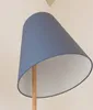 Lucande Stehleuchte Jinda, blau, Holz, Stoff, 160 cm, E27 Produktbild-Vorschau 5