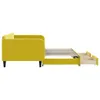 vidaXL Lit de jour extensible avec tiroirs jaune 100x200 cm Voir les images du produit 4