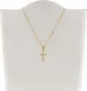 trendor 75276 Kreuz-Anhänger Gold 585 (14 Kt.) + Goldplattierte Kette 4 Produktbild-Vorschau