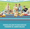 Picknickdecke,200 cm x 200 cm Campingdecke mit wasserdichte Produktbild-Vorschau 4