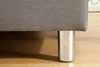 Moderne Wohnlandschaft KENT 220cm grau Ecksofa Federkern Produktbild-Vorschau 10