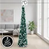 Künstlicher Weihnachtsbaum 150 cm Pop-Up Tannenbaum mit LED Produktbild-Vorschau 2