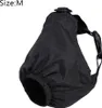 A black dog muzzle with straps and a buckle, shown against a white background. Produktbild-Vorschau