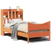 vidaXL Massivholzbett ohne Matratze Wachsbraun 75x190 cm Produktbild-Vorschau 1