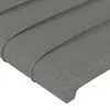 vidaXL LED Kopfteil Dunkelgrau 83x16x118/128 cm Stoff -  Produktbild-Vorschau 3