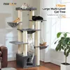 PAWZ Road Kratzbaum Grosse Katzen stabil mit 11cm Stämme, Produktbild-Vorschau 7