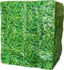 A product shot of a green ivy-patterned cover for an IBC tank. Produktbild-Vorschau