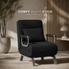 Makika Schlafsessel Schlafsofa Ted klappbar in Schwarz Produktbild-Vorschau 2