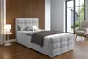 AX LIVING Lit avec sommier 80x200 cm Argentaro gris Voir les images du produit 1