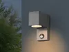Eckige Außenwandleuchte ROYA Downlight mit Bewegungsmelder, Produktbild-Vorschau 1