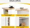 okwish: Tavolino da bar con rotelle e ripiano, tavolino da Anteprima dell’immagine prodotto 7