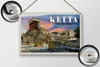 Blechschild Reise 30x20cm Kreta Griechenland Knossos Produktbild-Vorschau 2