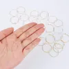 150x 25 mm Weinglas-Anhängerringe, 3 Farben, Messing Productafbeelding-voorbeeld
