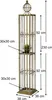 DanDiBo Rankhilfe Metall Garten Rosensäule Rosenturm 230 cm Produktbild-Vorschau 2
