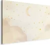 Italienischer Leinwand Leinwandbild - Bright Night - Moon Produktbild-Vorschau 1