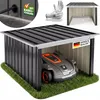 GARDEBRUK® Mähroboter Garage Metall Wetterbeständig Produktbild-Vorschau 1
