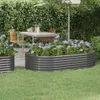 The Living Store Hochbeet Pulverbeschichteter Stahl Produktbild-Vorschau 1